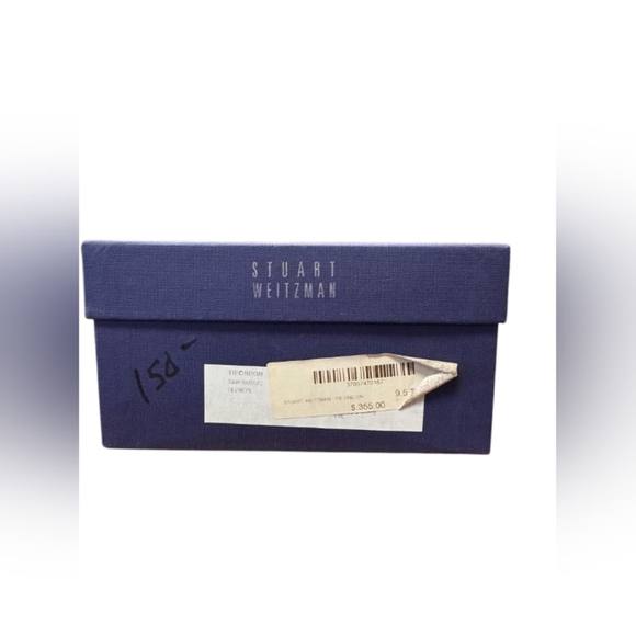 Stuart Weitzman NWT Tie One On Kitten Heel Strappy Tan Leather Shoes Size 9 1/2 - Picture 11 of 11
